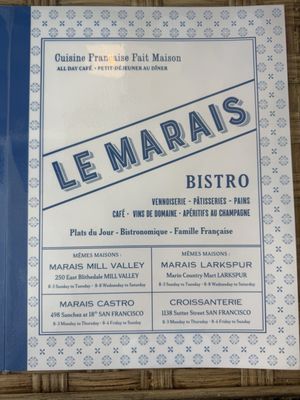 Menu photo 6 Le Marais Bakery Mill Valley, CA