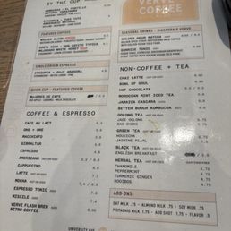 Menu Menu