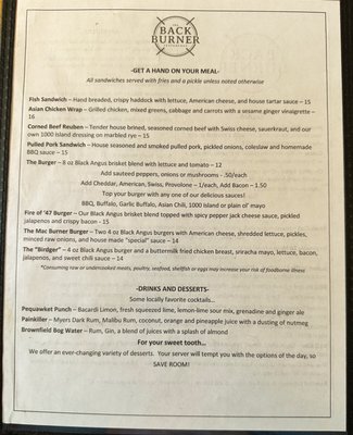 The Back Burner Restaurant by null