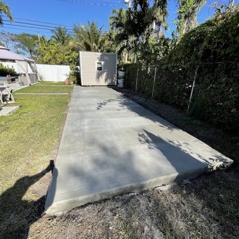 Jr Concrete Contractors - Concrete slab to support our RV. - Masonry/Concrete Near Me - Miami, Florida Jr Concrete Contractors - Concrete slab to support our RV. - Masonry/Concrete Near Me - Miami, Florida