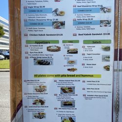 Menu as of 02-10-2020