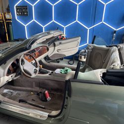 AMX CAR Service - 2000 jaguar XK8 undergoing restoration