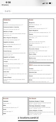 Menu photo 7 Trattoria Nervosa Toronto, ON Menu photo 7 Trattoria Nervosa Toronto, ON