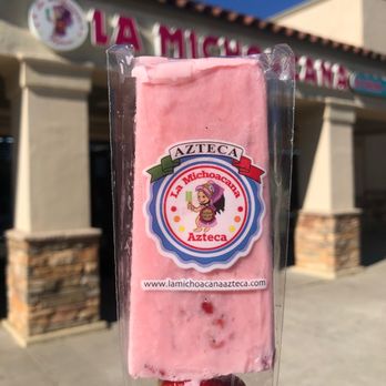 La Michoacana Azteca 2 - Strawberry con Leche paleta - Ice Cream & Frozen Yogurt Near Me - Oxnard, California La Michoacana Azteca 2 - Strawberry con Leche paleta - Ice Cream & Frozen Yogurt Near Me - Oxnard, California