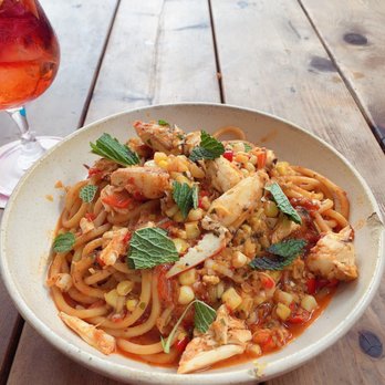 Squable - Crab bucatini - Modern European Near Me - Houston, Texas