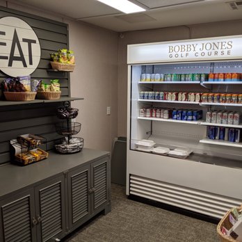 Bobby Jones Golf Course - Inside the temporary golf shop. Permanent clubhouse is currently under construction. - Golf Near Me - Atlanta, Georgia