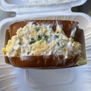 Egg Tuck - Looks like a Tuna or Egg Salad sandwich and as much as I love both, this is so much more - Breakfast & Brunch Near Me - Los Angeles, California Egg Tuck - Looks like a Tuna or Egg Salad sandwich and as much as I love both, this is so much more - Breakfast & Brunch Near Me - Los Angeles, California