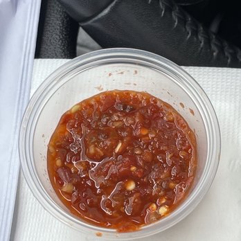 Tim Ho Wan - I ask for chili oil and this is sambal looking red sauce.Ridiculous - Dim Sum Near Me - Irvine, California Tim Ho Wan - I ask for chili oil and this is sambal looking red sauce.Ridiculous - Dim Sum Near Me - Irvine, California