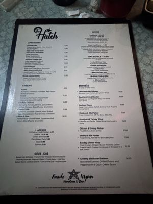 Menu photo 1 The Hatch Roanoke, VA Menu photo 1 The Hatch Roanoke, VA