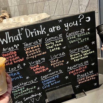 Starbucks - What Drink are you? Aries & Cancer here! FIYAH & water for that perfect balance :D - Coffee & Tea Near Me - Honolulu, Hawaii Starbucks - What Drink are you? Aries & Cancer here! FIYAH & water for that perfect balance :D - Coffee & Tea Near Me - Honolulu, Hawaii