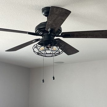 Cardenas Electric - Family room ceiling fan - Electricians Near Me