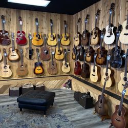 Tarpley Music - Guitar wall