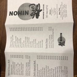 Nihon Sushi Bar - Menu 2/2