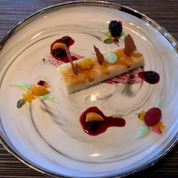 All Spice - Caramelized blood orange cheesecake - Indian Near Me - San Mateo, California All Spice - Caramelized blood orange cheesecake - Indian Near Me - San Mateo, California