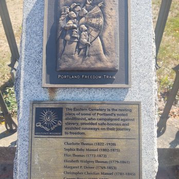 Spirits Alive at Eastern Cemetery - Plaque next to the Cemetery - Landmarks & Historical Buildings Near Me - Portland, Maine Spirits Alive at Eastern Cemetery - Plaque next to the Cemetery - Landmarks & Historical Buildings Near Me - Portland, Maine