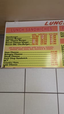 Menu photo 5 Bobs Carry Out Pileem Up Charlotte, NC