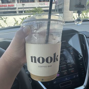 Nook Coffee Bar - Honey Oat Latte. - Coffee & Tea Near Me - Torrance, California Nook Coffee Bar - Honey Oat Latte. - Coffee & Tea Near Me - Torrance, California