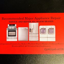 Recommended Major Appliance Repair