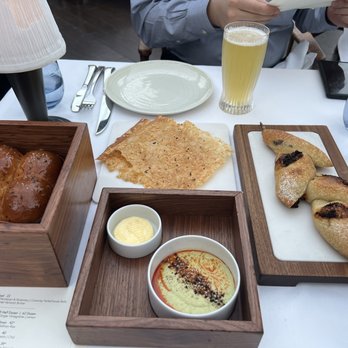 Spago - Loving the bread selection. - New American Near Me - Beverly Hills, California