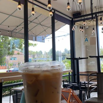 Enchanted Coffee Bar - Honey Oat Latte - 9/10! - Coffee & Tea Near Me - La Mirada, California