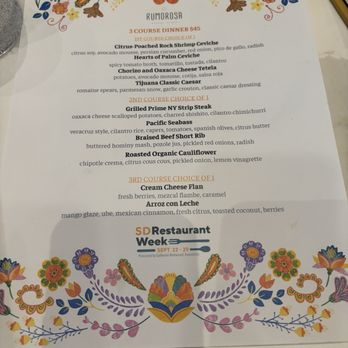 Rumorosa - SDRW menu 2024. Ig mel_foodie_ventures - Desserts Near Me - San Diego, California Rumorosa - SDRW menu 2024. Ig mel_foodie_ventures - Desserts Near Me - San Diego, California