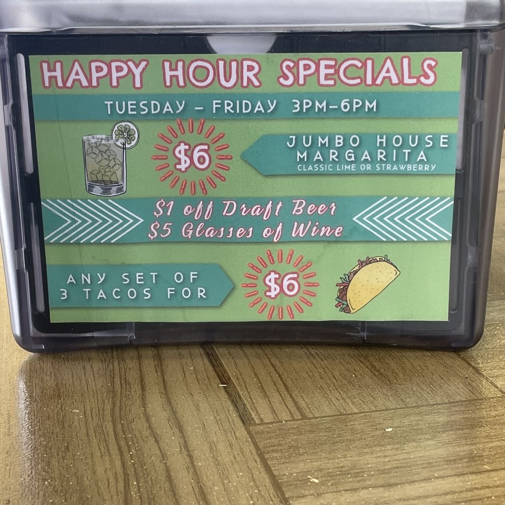Happy hour specials