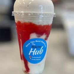 The Healthy Hub - Strawberry cheesecake smoothie