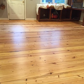 Heart Pine Floors Finished In Natural Bona Drifast Stain And Bona