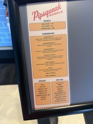 Menu photo 1 Pipsqueak Bagels Portland, OR Menu photo 1 Pipsqueak Bagels Portland, OR