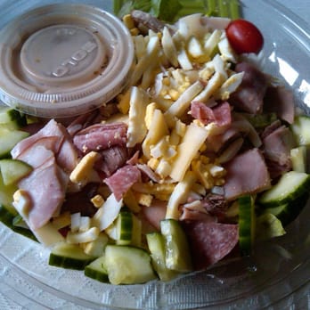 Potbelly - "The wreck" salad with garlic vinaigrette dressing - Sandwiches Near Me - Fairfax, Virginia Potbelly - "The wreck" salad with garlic vinaigrette dressing - Sandwiches Near Me - Fairfax, Virginia