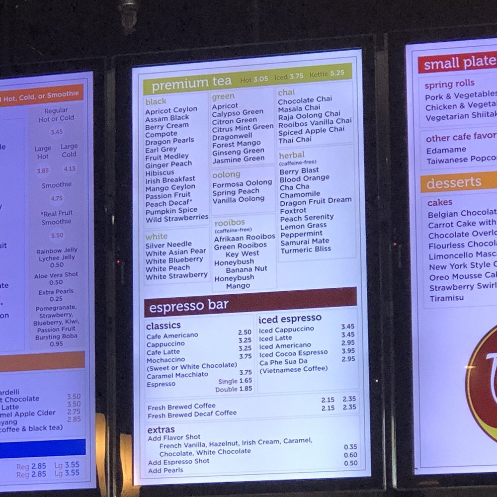 Tea Leaf Cafe - Menu with prices - Coffee & Tea Near Me - Amherst, New York Tea Leaf Cafe - Menu with prices - Coffee & Tea Near Me - Amherst, New York
