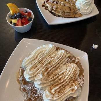 CanopyRoad Cafe - Pancake Reese's Peanut Butter Cup pancake - Breakfast & Brunch Near Me - Tampa, Florida CanopyRoad Cafe - Pancake Reese's Peanut Butter Cup pancake - Breakfast & Brunch Near Me - Tampa, Florida
