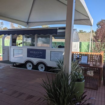 Migration Winery - Outdoor bar - Wine Tasting Room Near Me - Napa, California Migration Winery - Outdoor bar - Wine Tasting Room Near Me - Napa, California