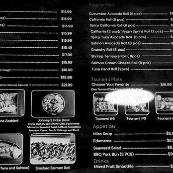Johnny Sushi - Menu (June 14, 2026) - Part 2 - Sushi Bars Near Me - Glendora, California