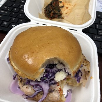 FishScale - Mahi mahi with sunflower yogurt slaw and side of kimchi - Burgers Near Me - Washington, DC, District of Columbia