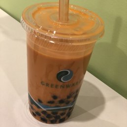 Large Thai iced tea extra boba $6