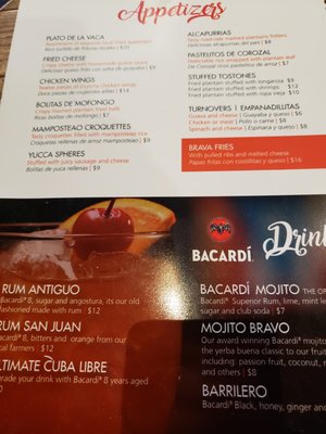 Menu photo 5 Vaca Brava Old San Juan, PR