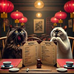 China-Garden Restaurant - Das Bild wurde von einer KI erstellt
