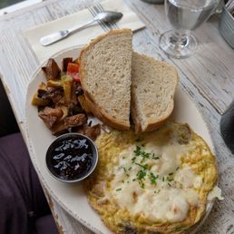 Mushroom frittata