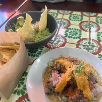 Holbox - Kanpachi & Uni Tostada Guacamole - Latin American Near Me - Los Angeles, California Holbox - Kanpachi & Uni Tostada Guacamole - Latin American Near Me - Los Angeles, California