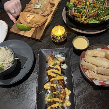 Tanta - Empanada Sampler & Fried Yucca & Chaufita Blanco - Peruvian Near Me - Chicago, Illinois