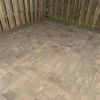 Stone and Patio Professionals - Night time shot of finished project! - Masonry/Concrete Near Me - Manalapan, New Jersey Stone and Patio Professionals - Night time shot of finished project! - Masonry/Concrete Near Me - Manalapan, New Jersey