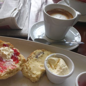 Trim Castle Hotel - Cherry & walnut scone. The coffee is sometimes quite weak here so i always get a macchiato which are delicious! - Hotels Near Me - Trim, MH