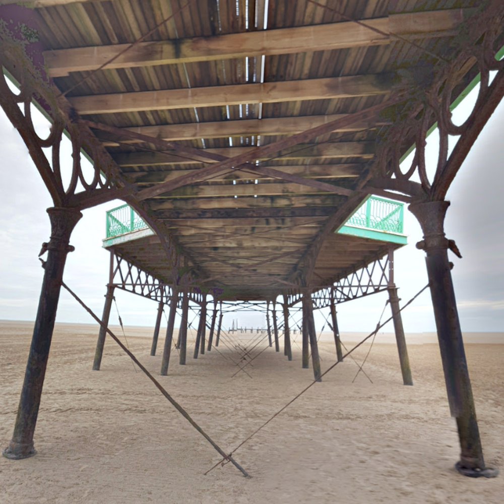 Lytham St Annes Beach - Under St. Anne's Pier... - Beaches Near Me - Lancs, LAN