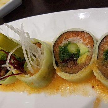 Yanagi Sushi & Grill - Green Salmon - Sushi Bars Near Me - Santa Maria, California Yanagi Sushi & Grill - Green Salmon - Sushi Bars Near Me - Santa Maria, California
