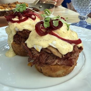 The Garden Room - Short Rib Benedict - American Near Me - Atlanta, Georgia