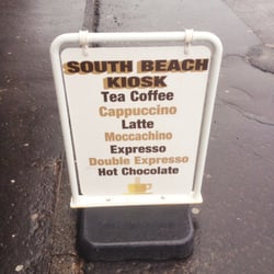 South Beach Kiosk - Outside sign