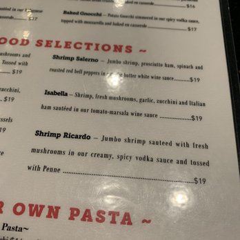 Amicci's - Shrimp Ricardo - Italian Near Me - Baltimore, Maryland