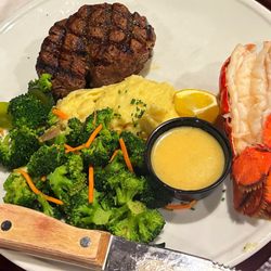 Kelly's Steak and Seafood - Filet Mignon* with lobster tail
