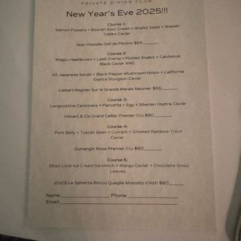 Aubergine Private Dining Club - Menu for the evening - New American Near Me - Columbus, Ohio Aubergine Private Dining Club - Menu for the evening - New American Near Me - Columbus, Ohio